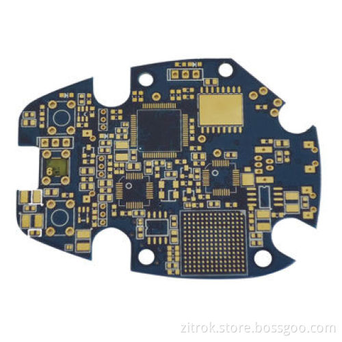 4-layer 94v0 UL soft gold small printed circuit board